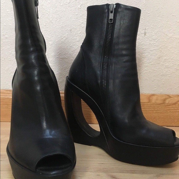 🔴SOLD🔴 Ann Demeulemeester boots Wedge Platform 7 - Picture 5 of 7
